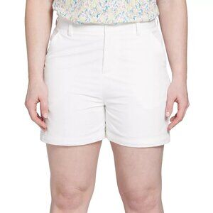 NWT Walter Hagen Clubhouse Pure White Seersucker Traditional Short Size 4